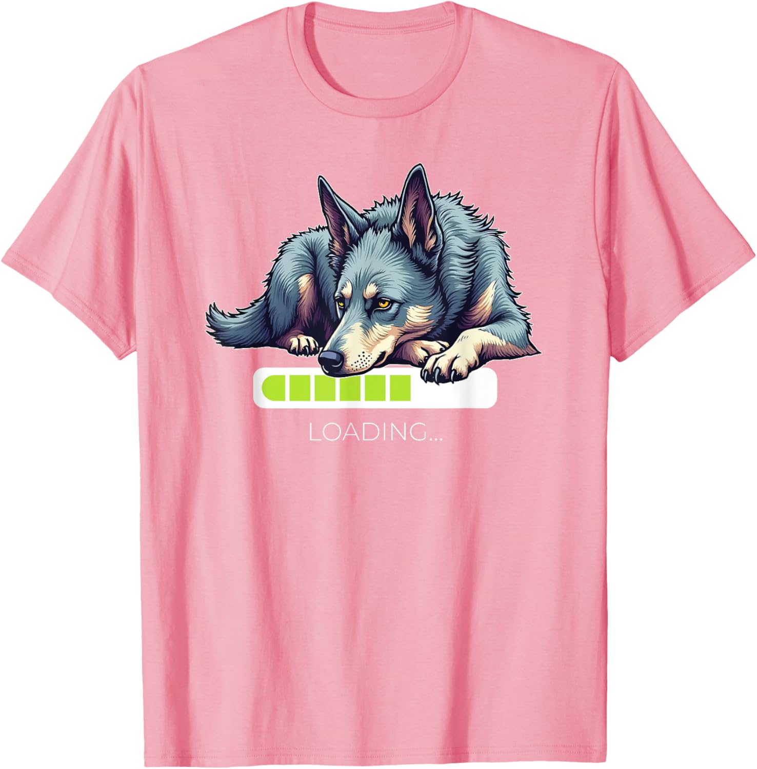 Australian Cattle Dog Red Blue Heeler Loading T-Shirt for Dog Lovers - 2