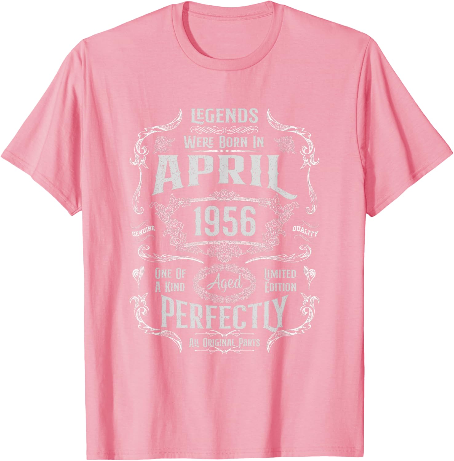 Vintage 69th Birthday Legends April 1956 T-Shirt for Memorable Celebrations - 7