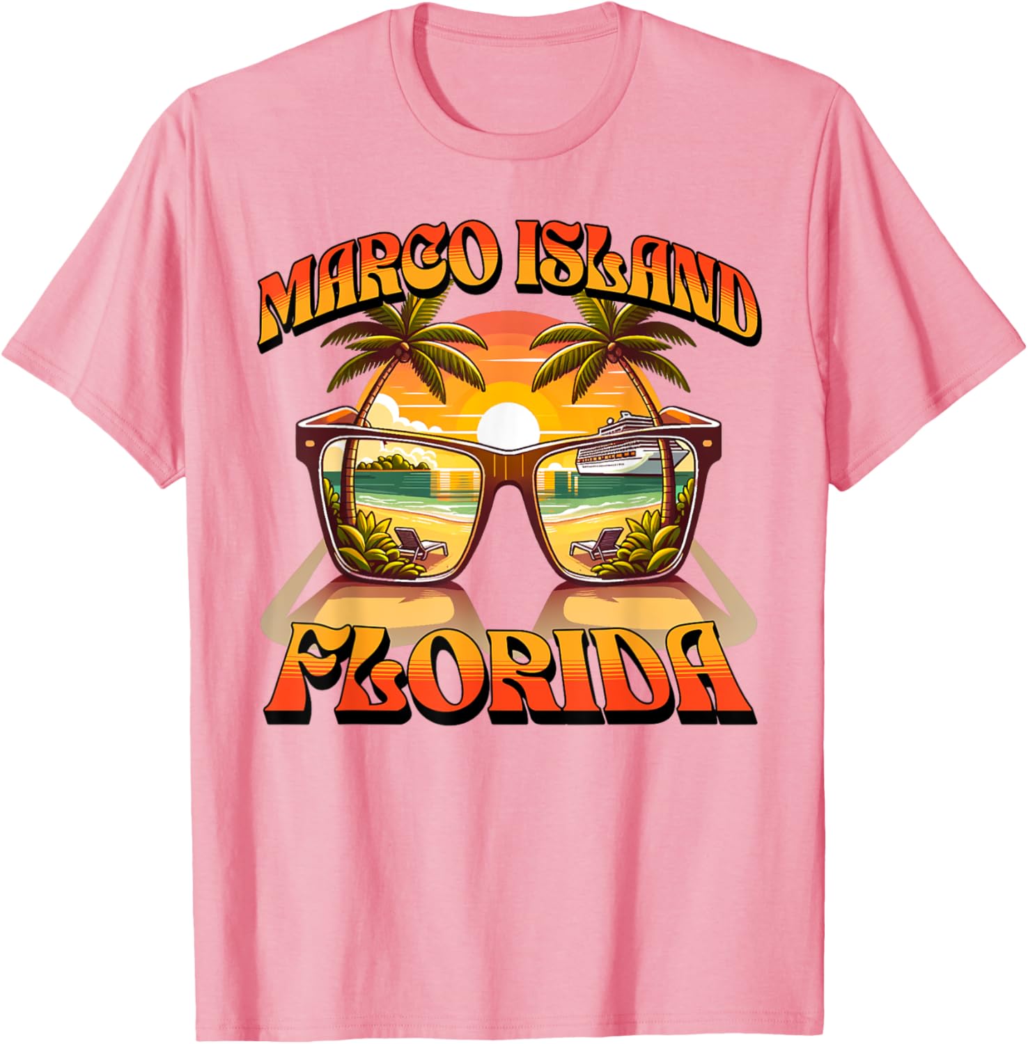 Marco Island T-Shirt for Casual Wear - Unique Island Style Apparel - 5