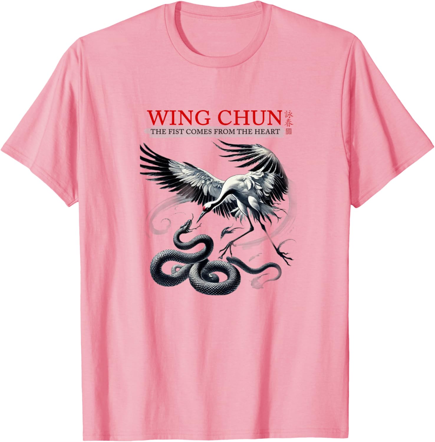 Wing Chun Kung Fu Snake and Crane T-Shirt for Martial Arts Lovers - 9