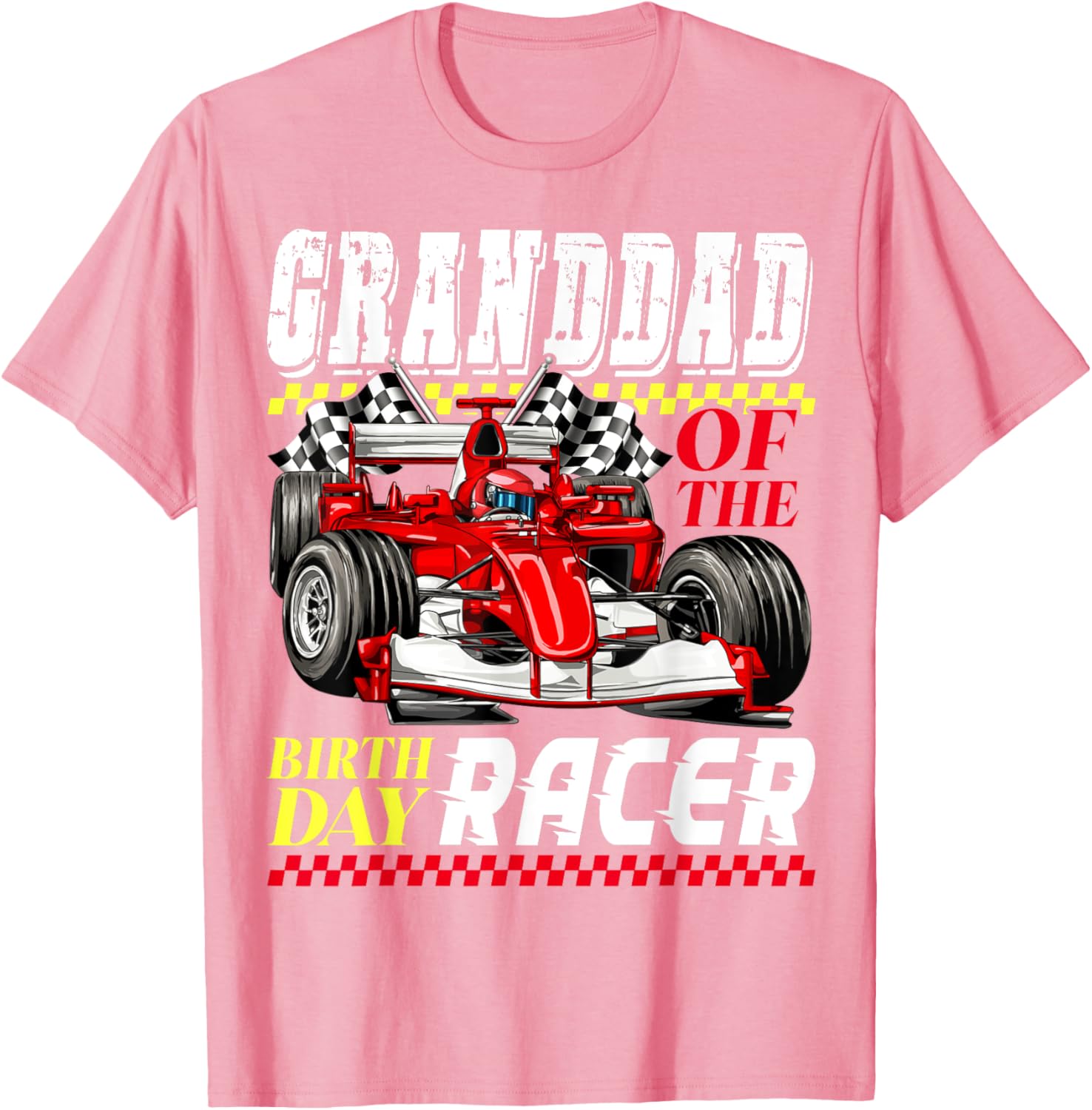 Race Car Party Granddad T-Shirt Perfect for Birthday Racer Fans - 2