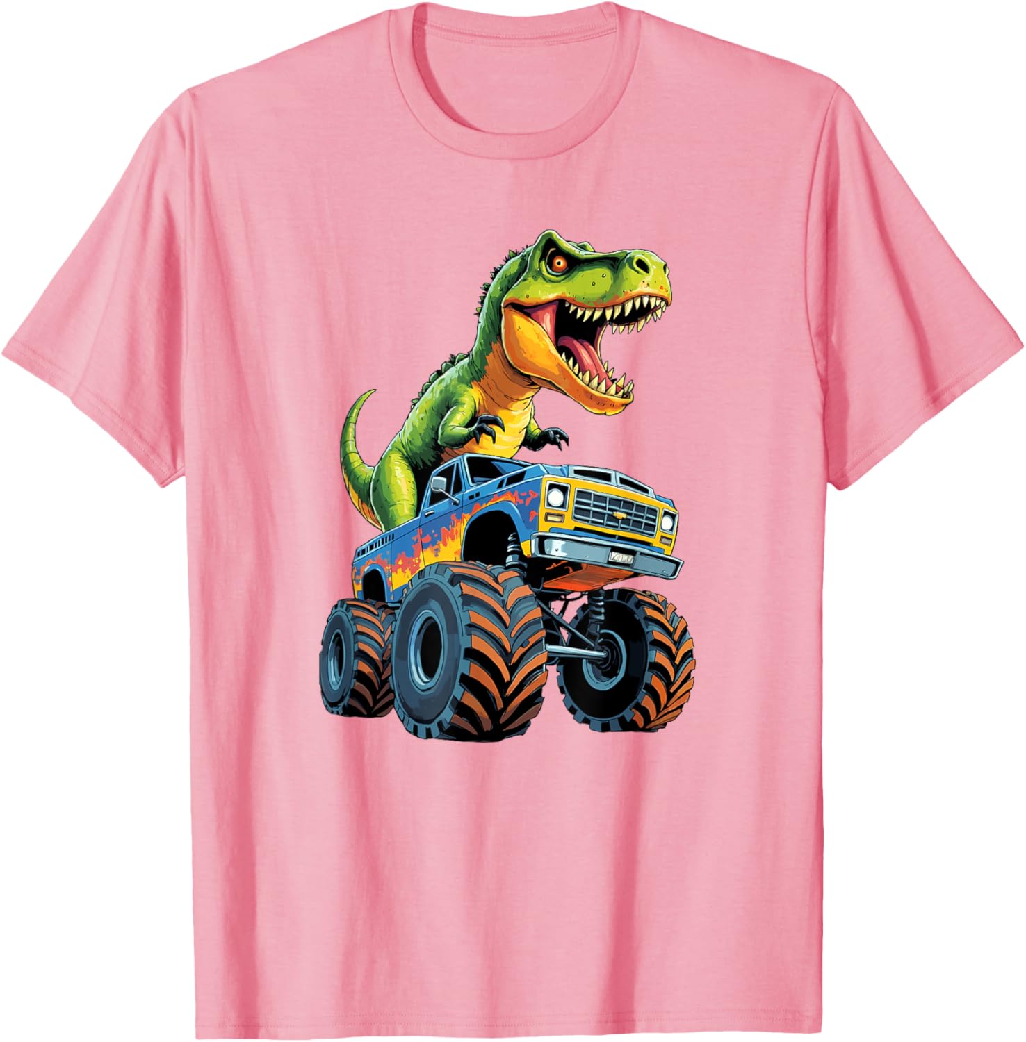 Monster Truck Dinosaur Birthday Party T-Shirt for Boys - Fun & Exciting! - 22
