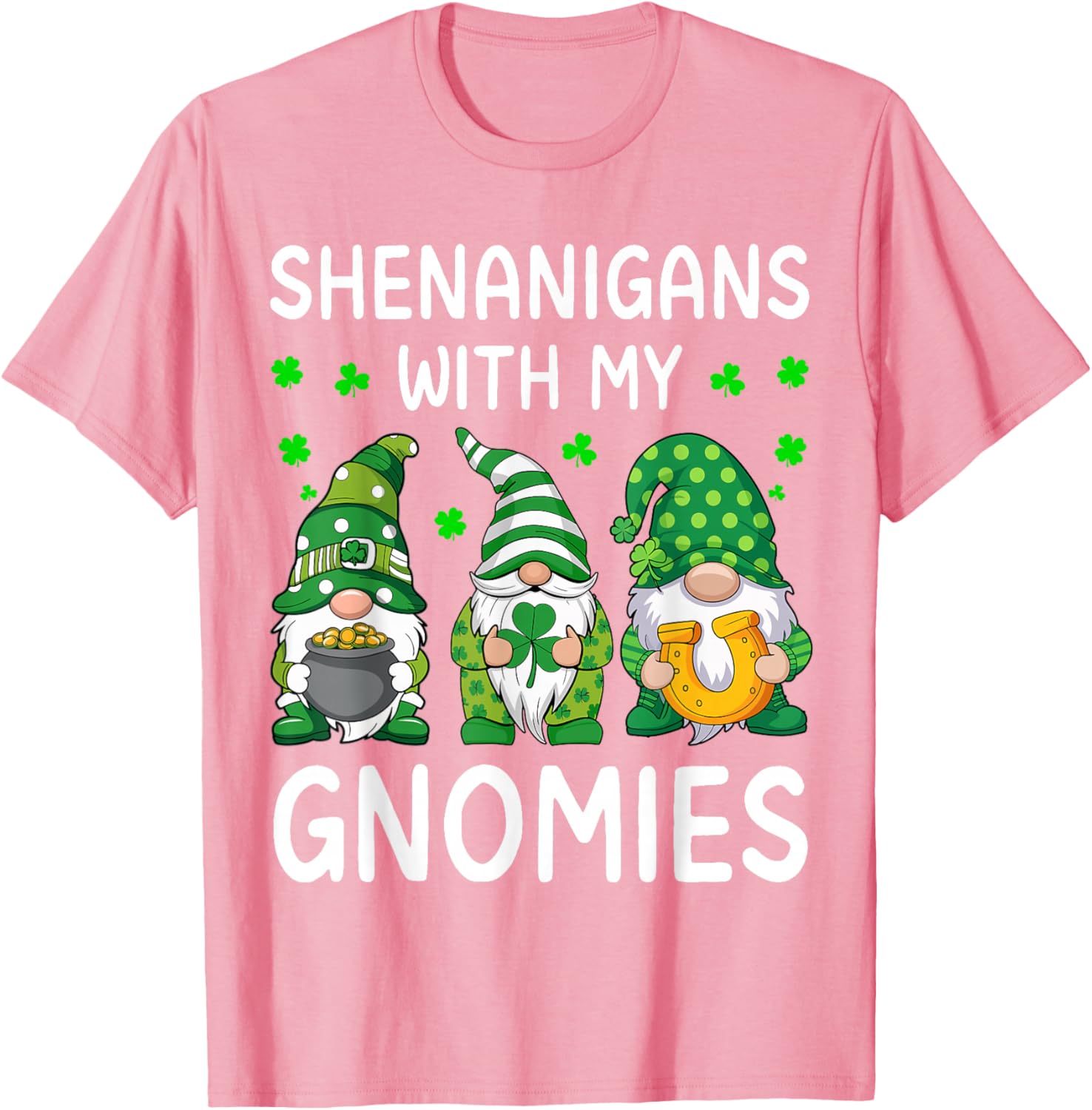 Shenanigans With My Gnomies St Patricks Day Gnome T-Shirt for Fun Celebrations - 3