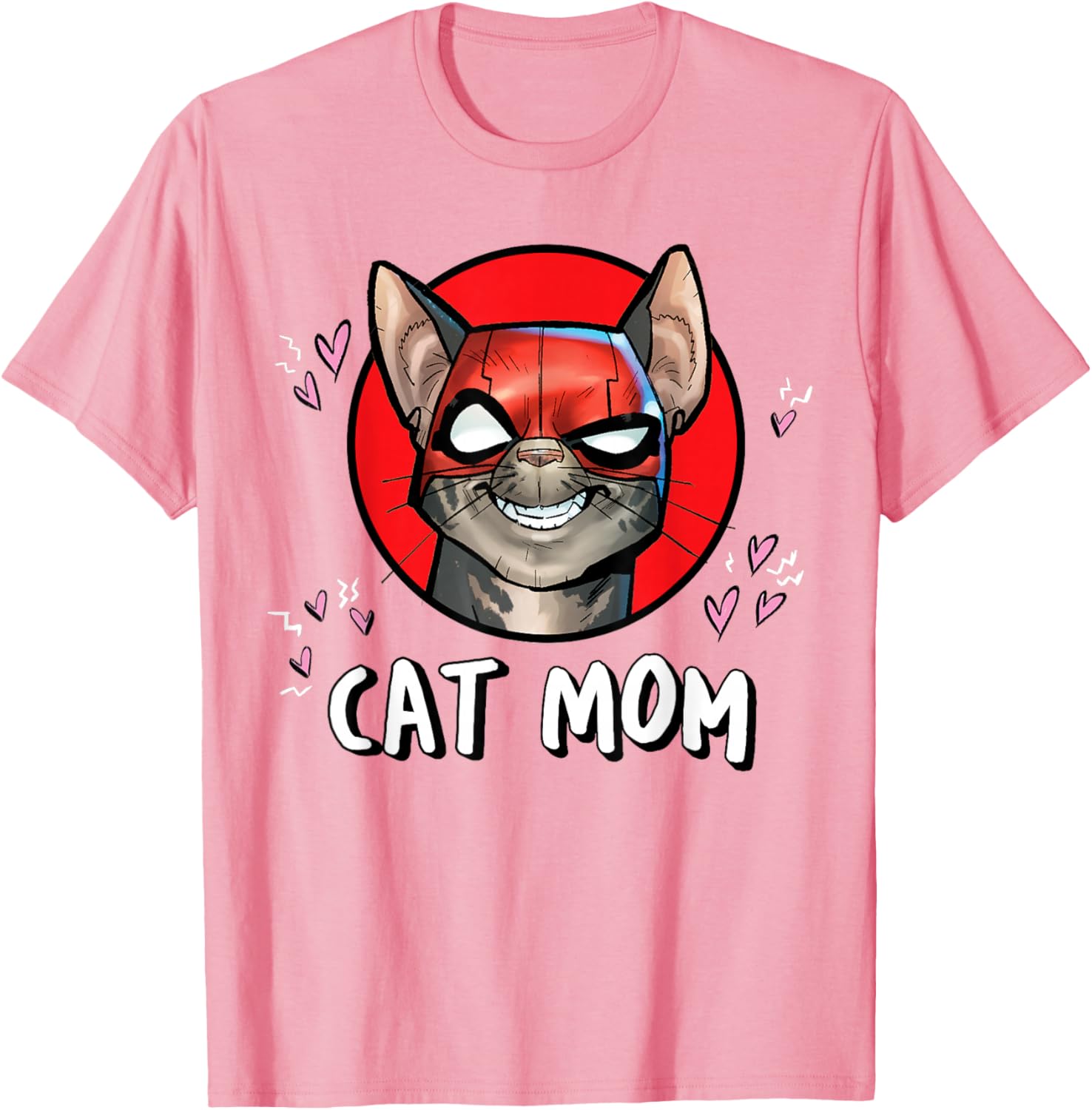 Funny Deadpool Catpool T-Shirt for Cat Moms - Marvel Super Heroes Pet Apparel - 3