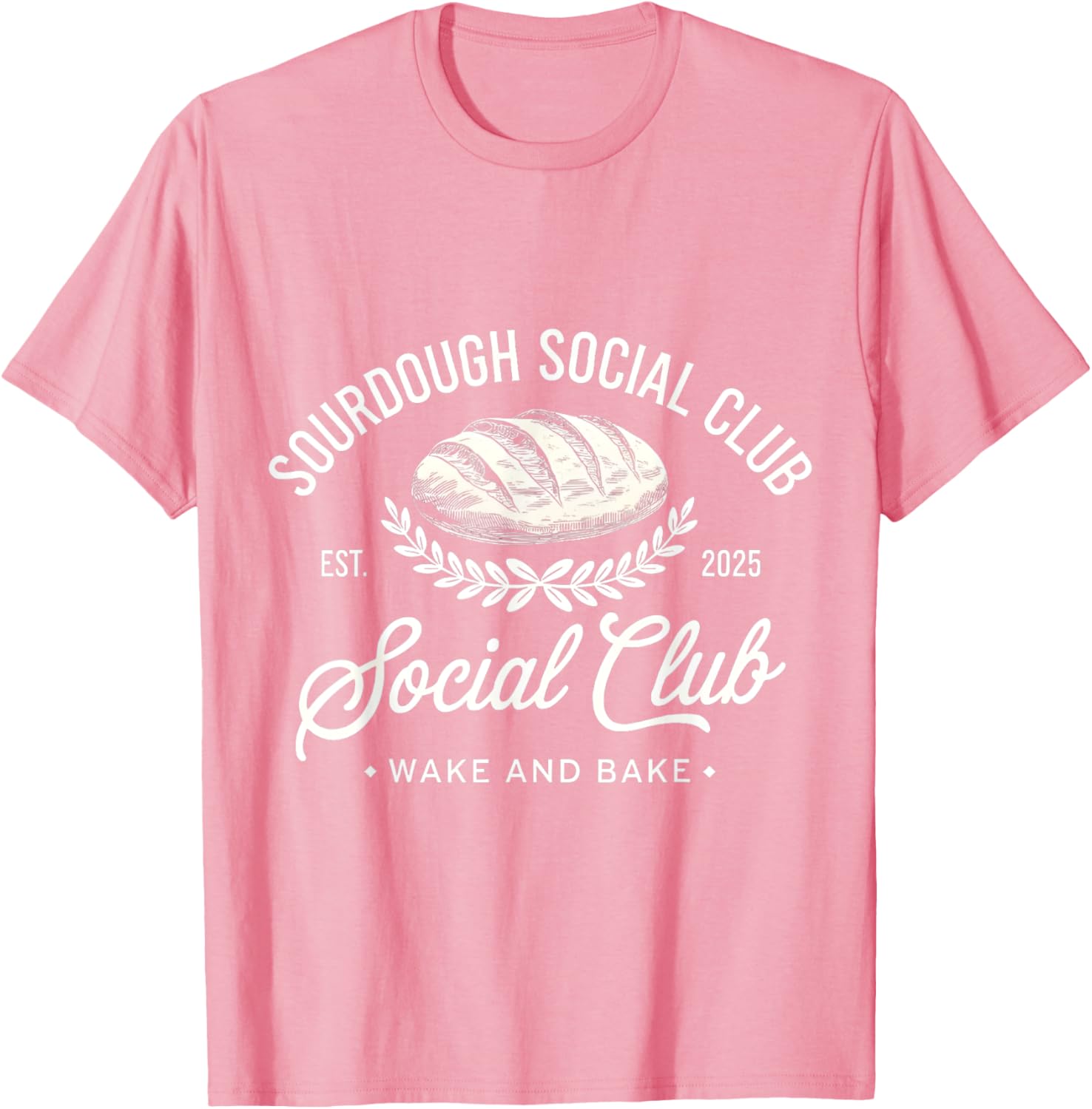 Sourdough Social Club Wake and Bake Retro Design T-Shirt for Fans - 14