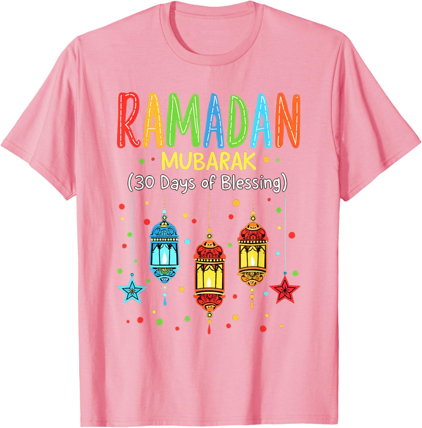 Happy Ramadan Mubarak Boys Youth T-Shirt for Kids Casual Wear - 7