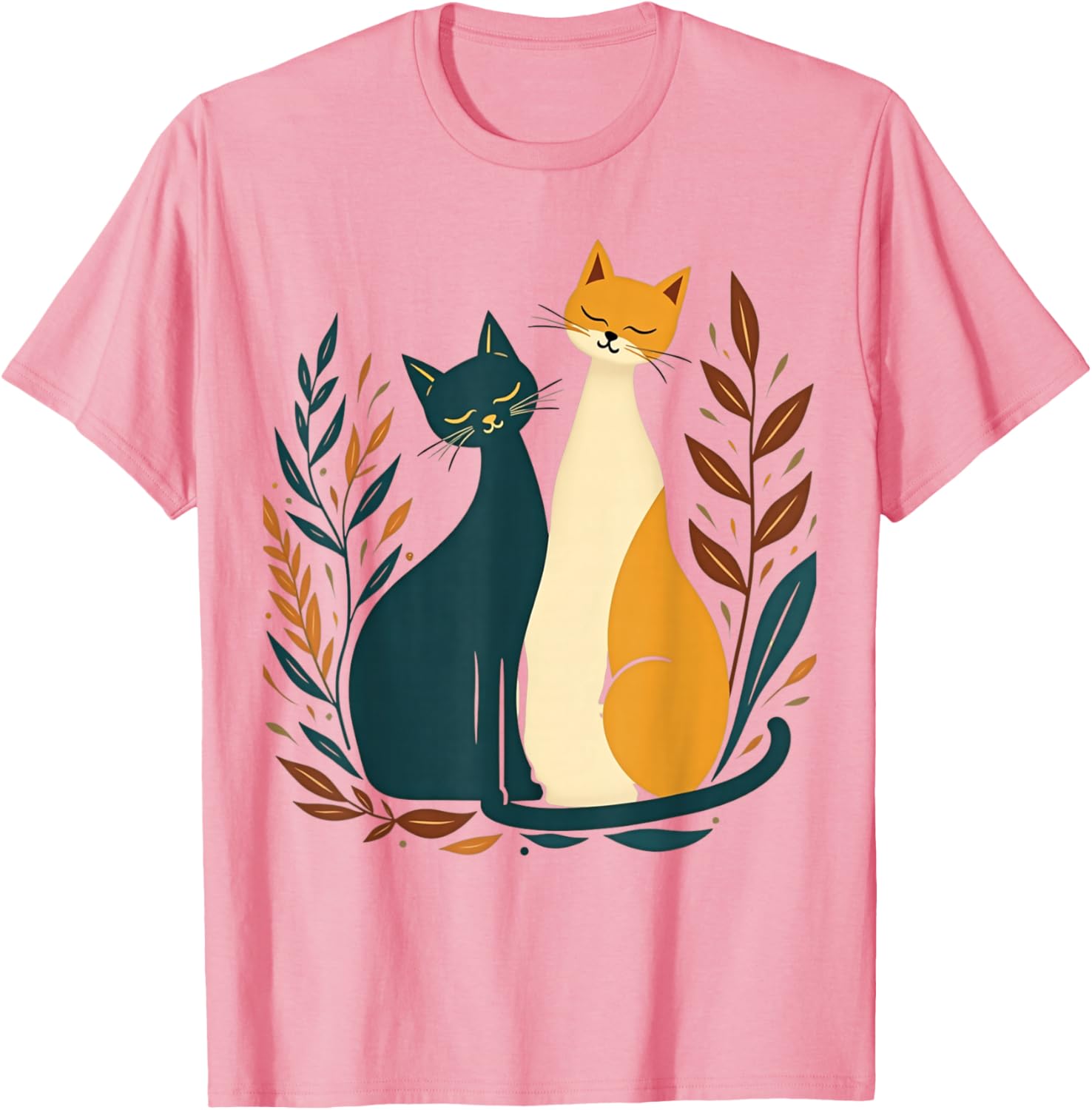 Vintage Mid-Century Modern Cat T-Shirt 50s 60s Retro Style Apparel - 18
