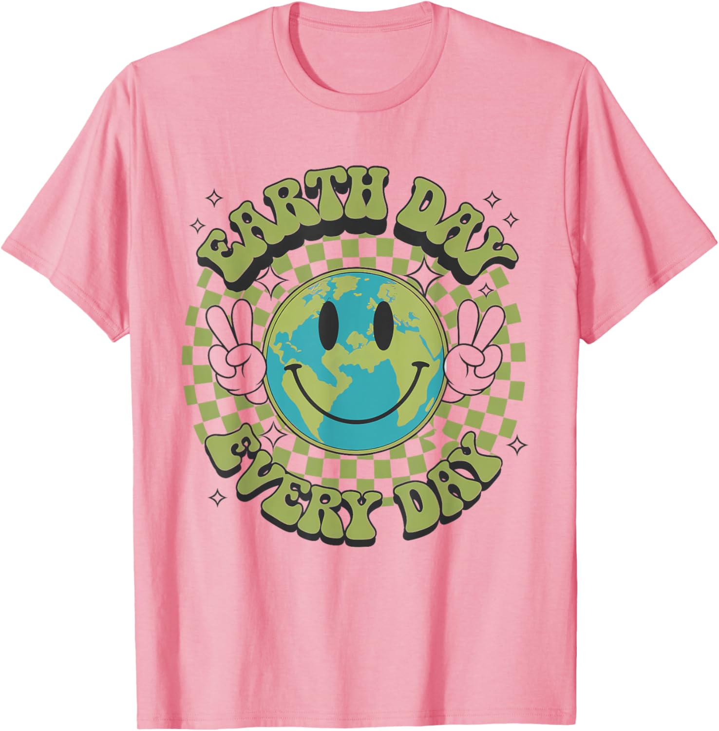 Funny Earth Day Everyday Hippie Planet T-Shirt for Men and Women - 27