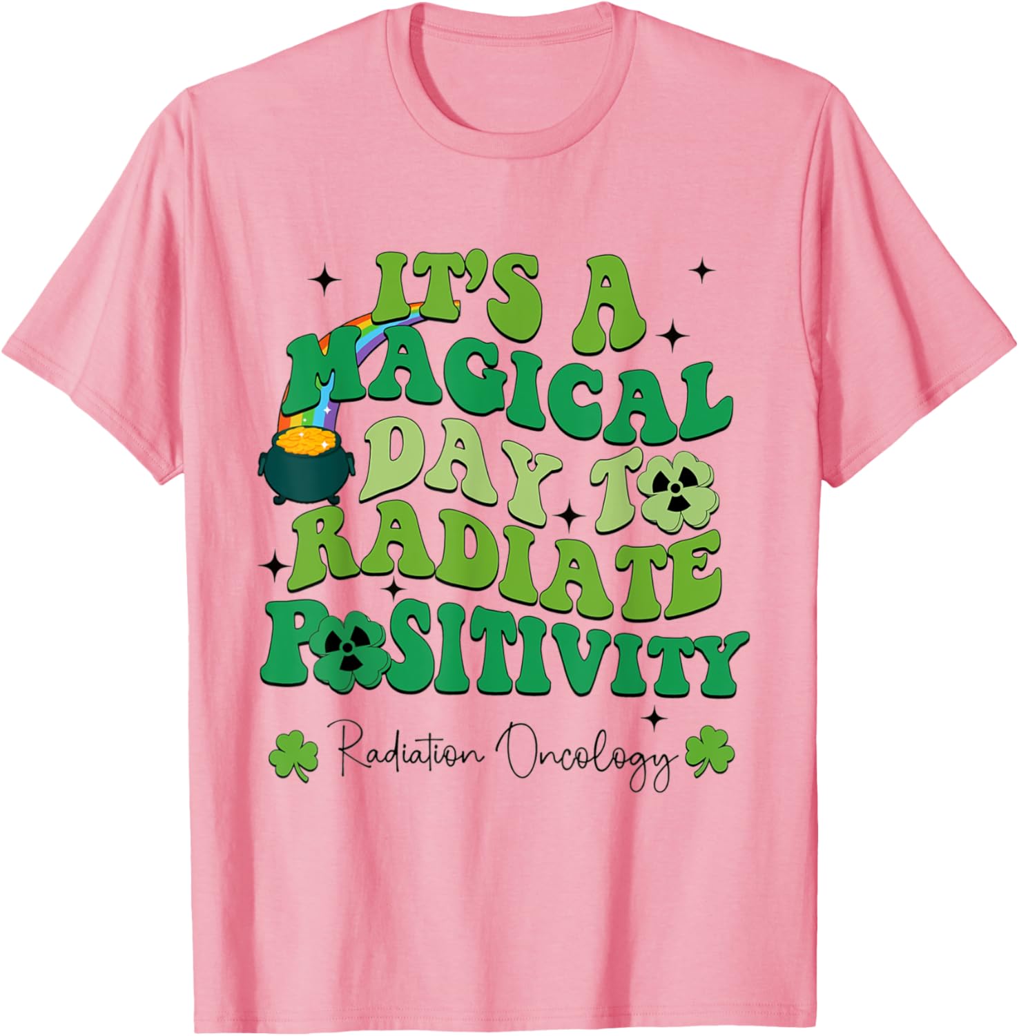 Radiate Positivity with Our Magical St Patricks Radiation Oncology T-Shirt - 4