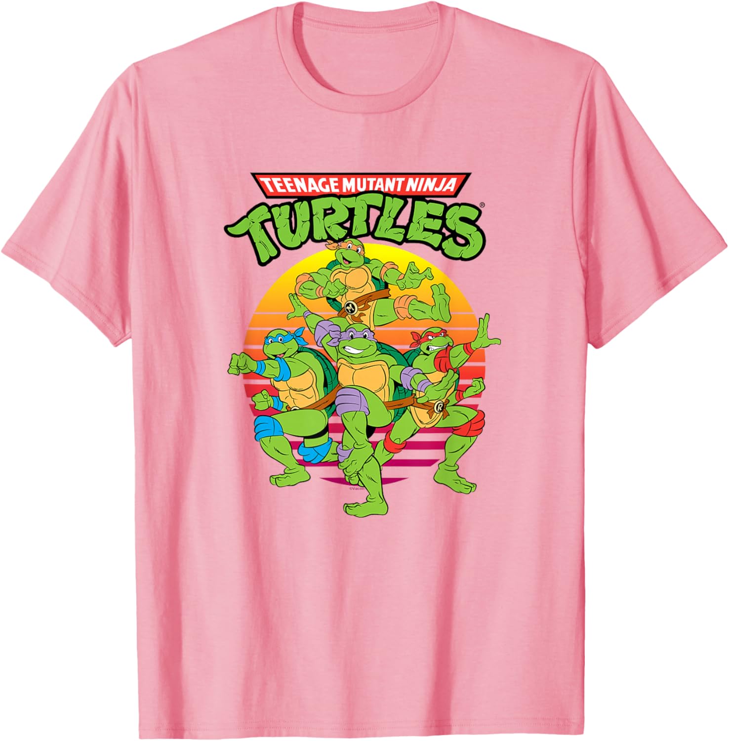 Teenage Mutant Ninja Turtles Group T-Shirt for Kids and Teens - 3