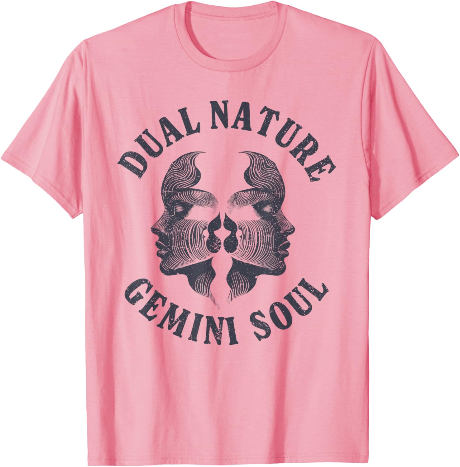 Gemini Zodiac Symbol Astrology T-Shirt for Horoscope Lovers - 3