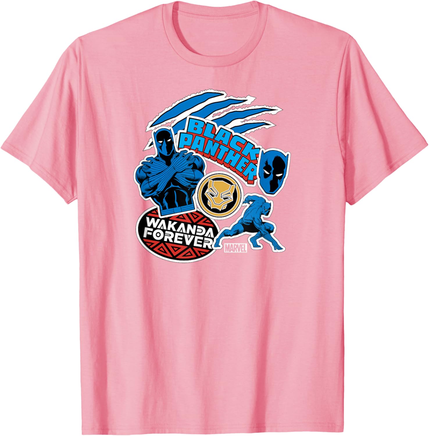 Black Panther Stickers T-Shirt for Fans - Stylish Graphic Tee - 6
