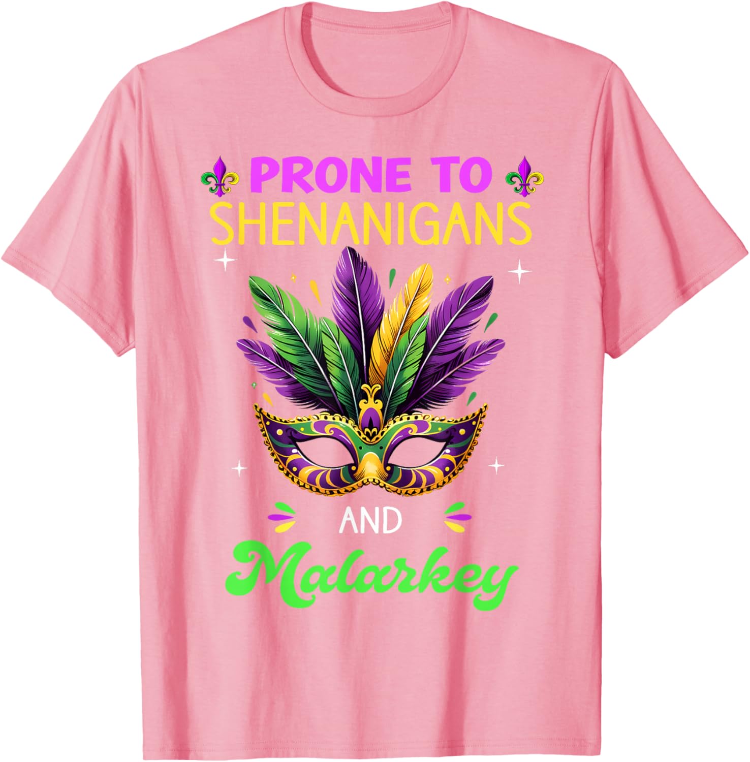 Mardi Gras Shenanigans T-Shirt for Men and Women - New Orleans Carnival Fun - 4