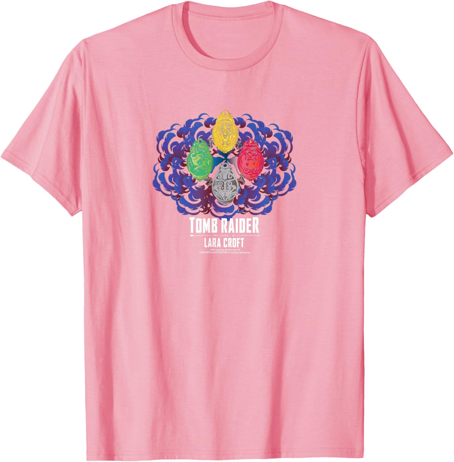 Tomb Raider Lara Croft Emblems T-Shirt for Gamers and Fans - 5