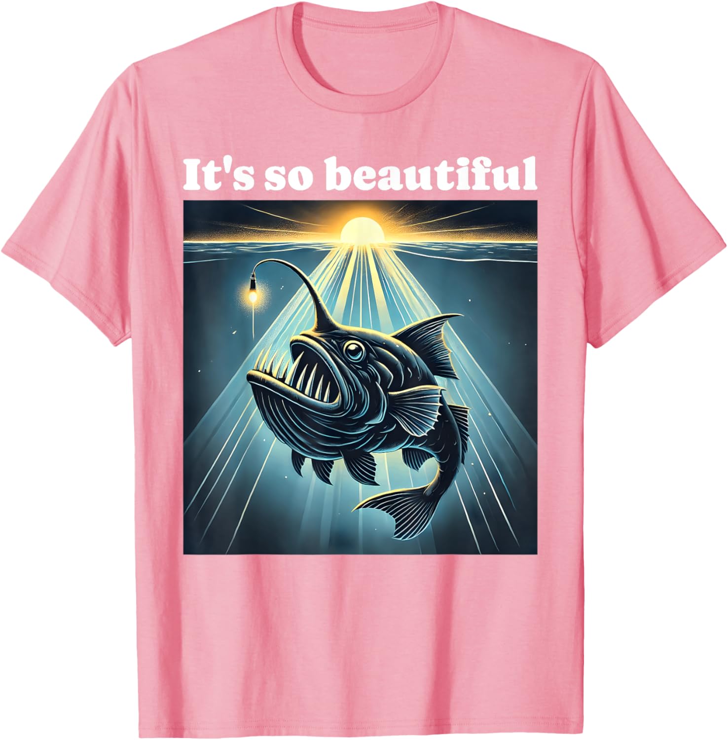 Anglerfish Found The Light T-Shirt for Ocean Lovers and Fishing Fans - 9