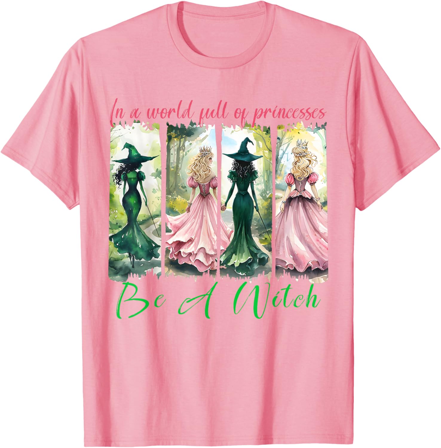Be a Witch Not a Princess Halloween T-Shirt for Women Stylish Outfit - 9