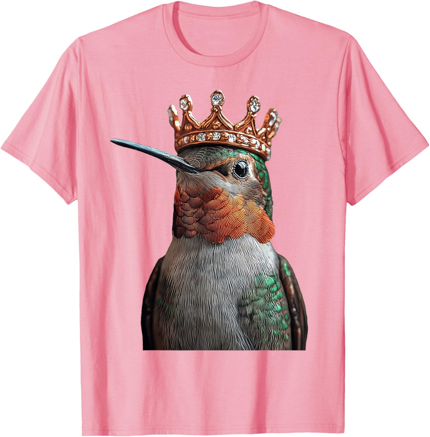 Hummingbird Crown T-Shirt for Nature Lovers - Stylish and Comfortable Design - 21