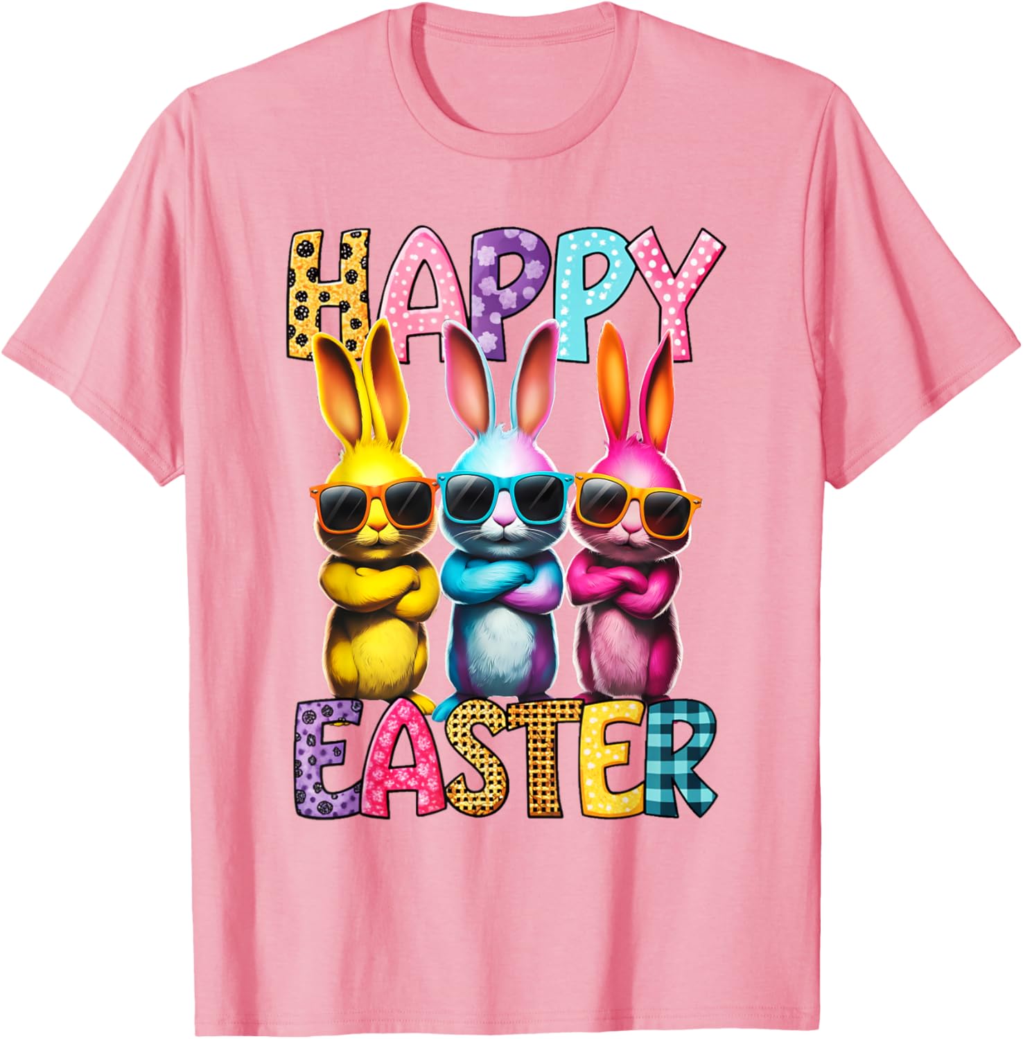 Funny Easter Bunny T-Shirt for Kids and Adults - Happy Easter Tees - 5