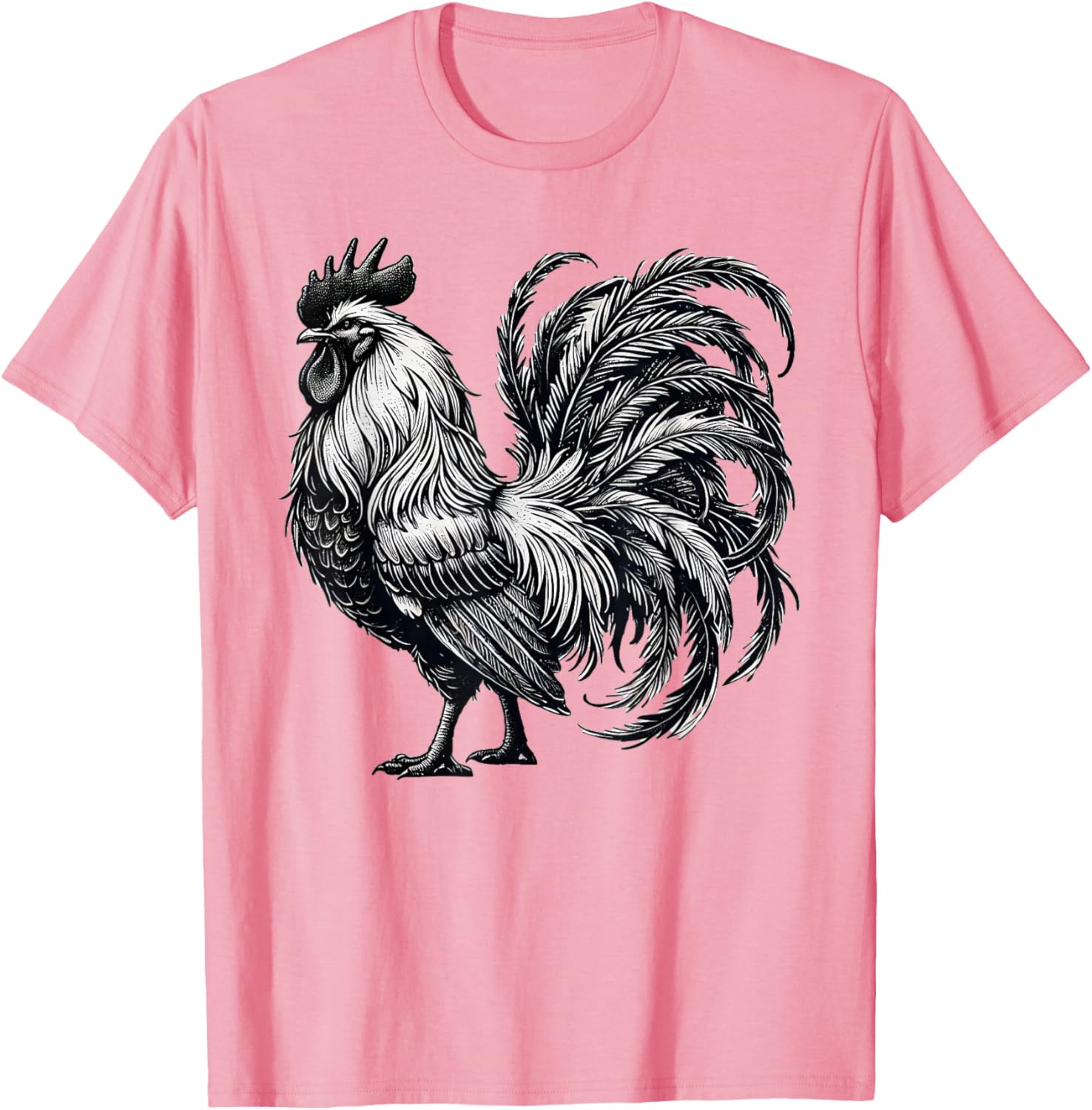 Rooster Chicken Art T-Shirt for Unique Style Lovers - 6