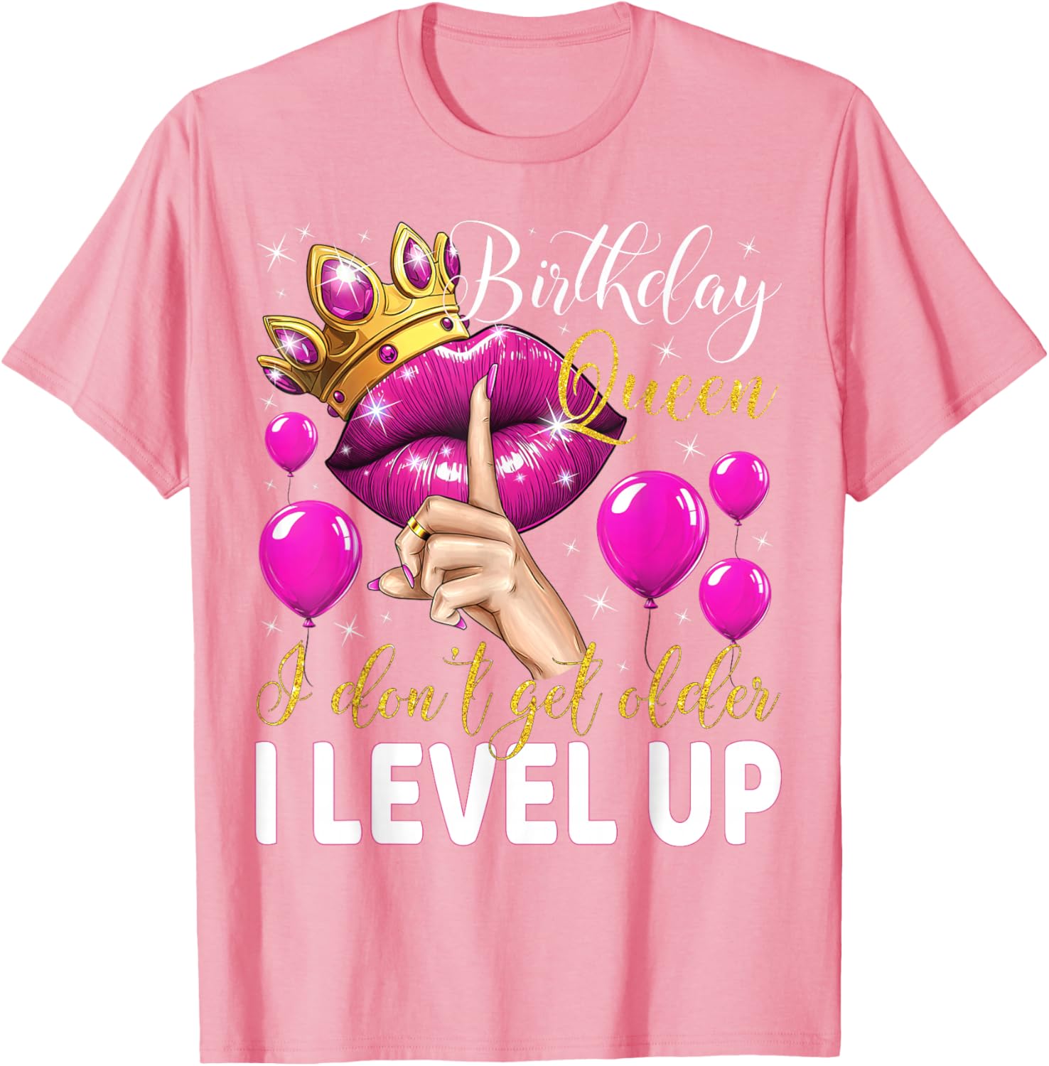 Birthday Queen Level Up T-Shirt for Fun Birthday Celebrations - 13