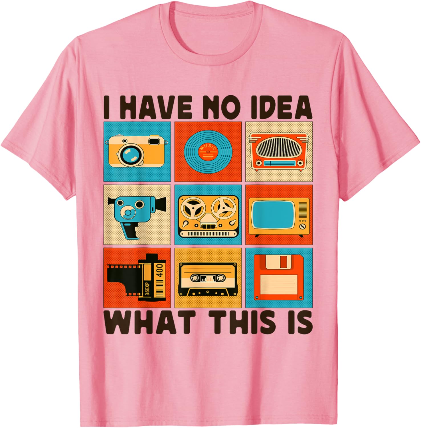 Retro I Have No Idea What This Is T-Shirt for Men Women Kids 70s 80s 90s - 18