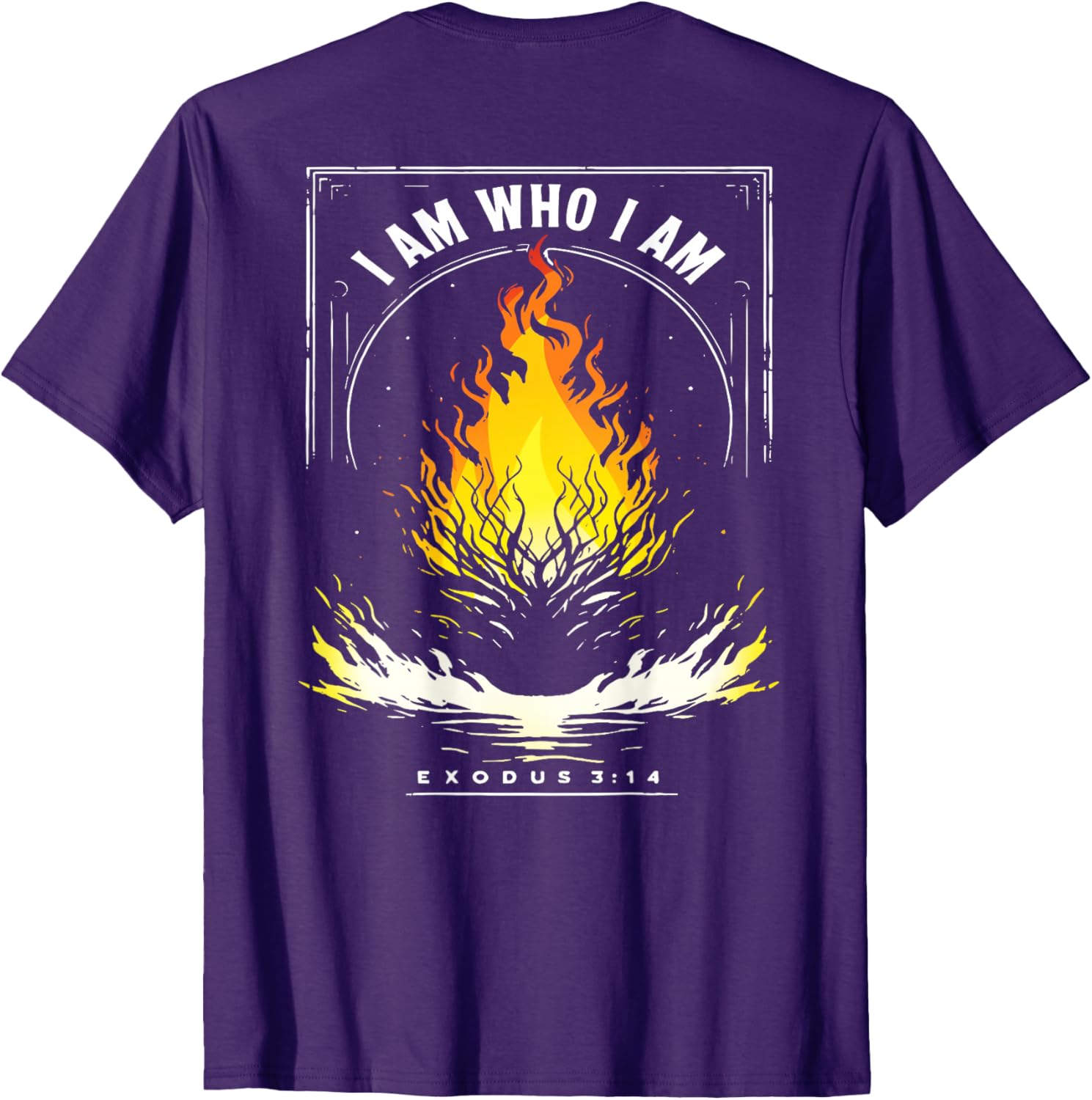 I Am Who I Am Exodus 3:14 Bible Verse T-Shirt for Men and Women - 6