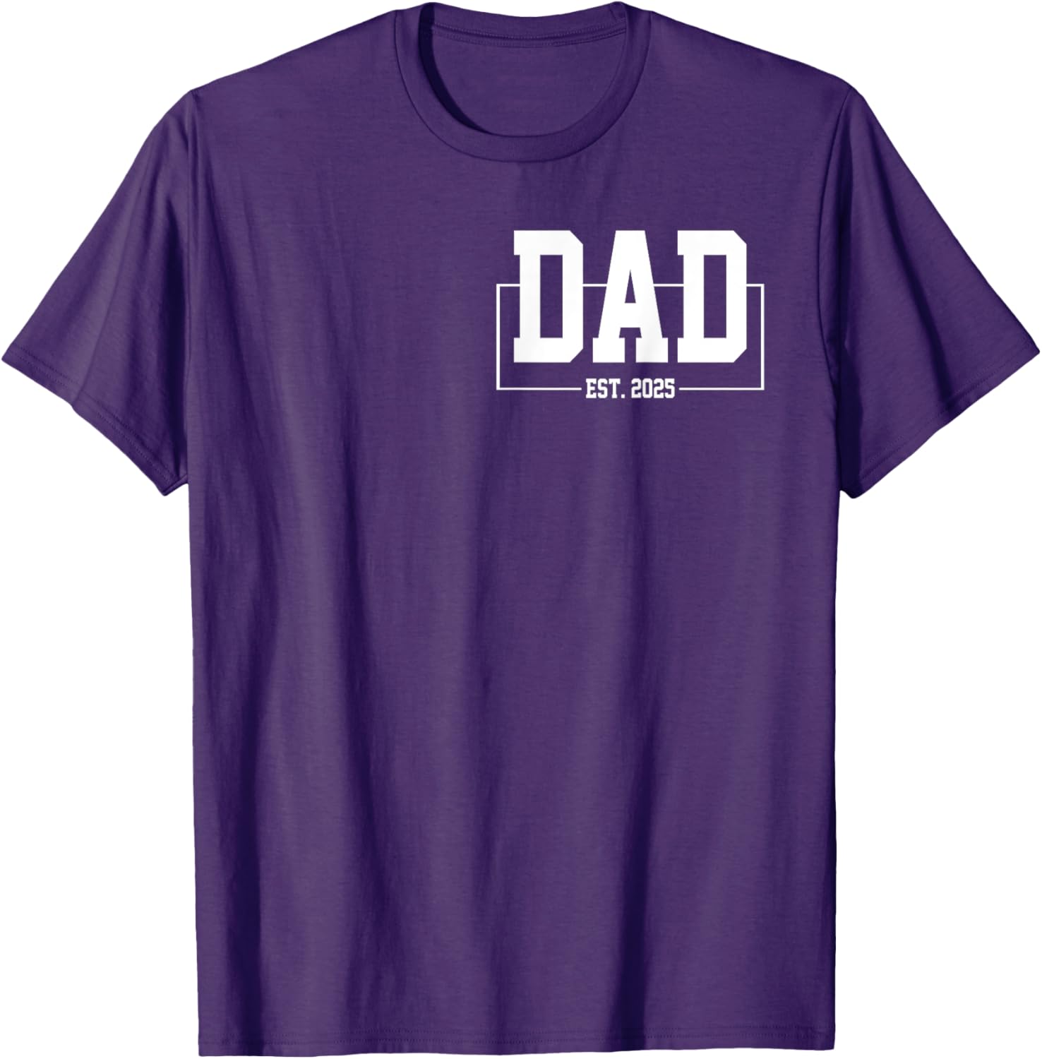 Dad Est. 2025 T-Shirt for New Fathers Expecting Baby in 2025 - 24