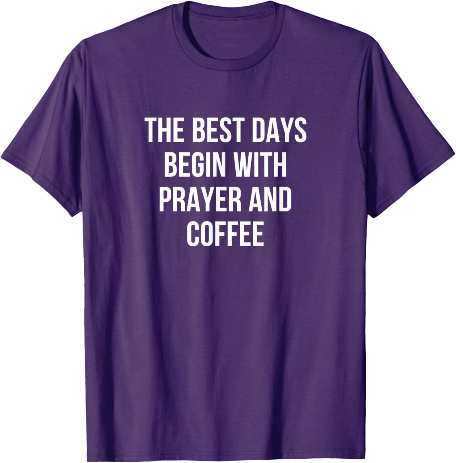 Inspiring Prayer and Coffee T-Shirt for a Positive Start to Your Day - 5