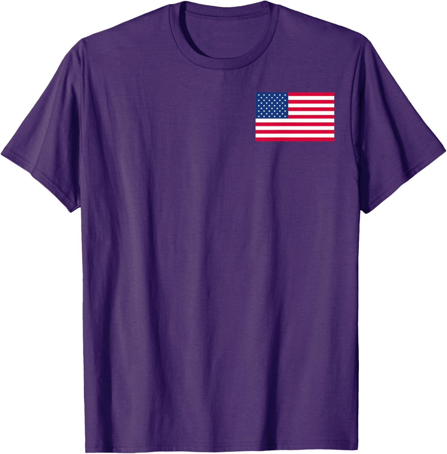 Patriotic American Flag Small Print T-Shirt for Casual Style Lovers - 25