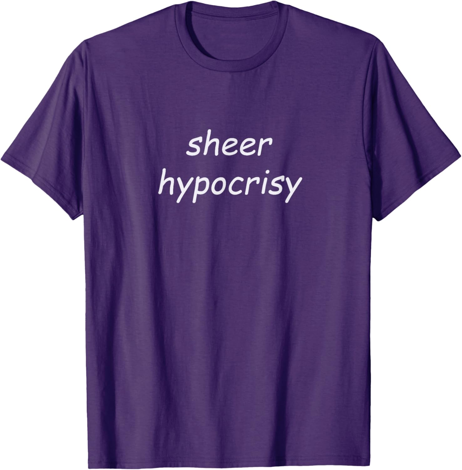 Sheer Hypocrisy T-Shirt for Trendy Style and Comfort in Fashion Apparel - 8