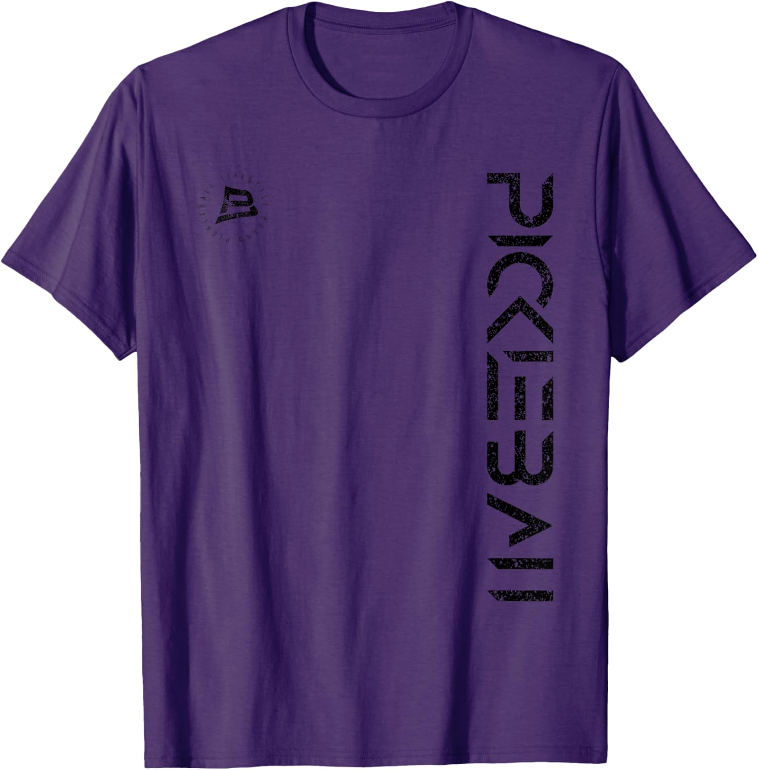 Distressed Black Pickleball T-Shirt for Ultimate Sports Comfort and Style - 9