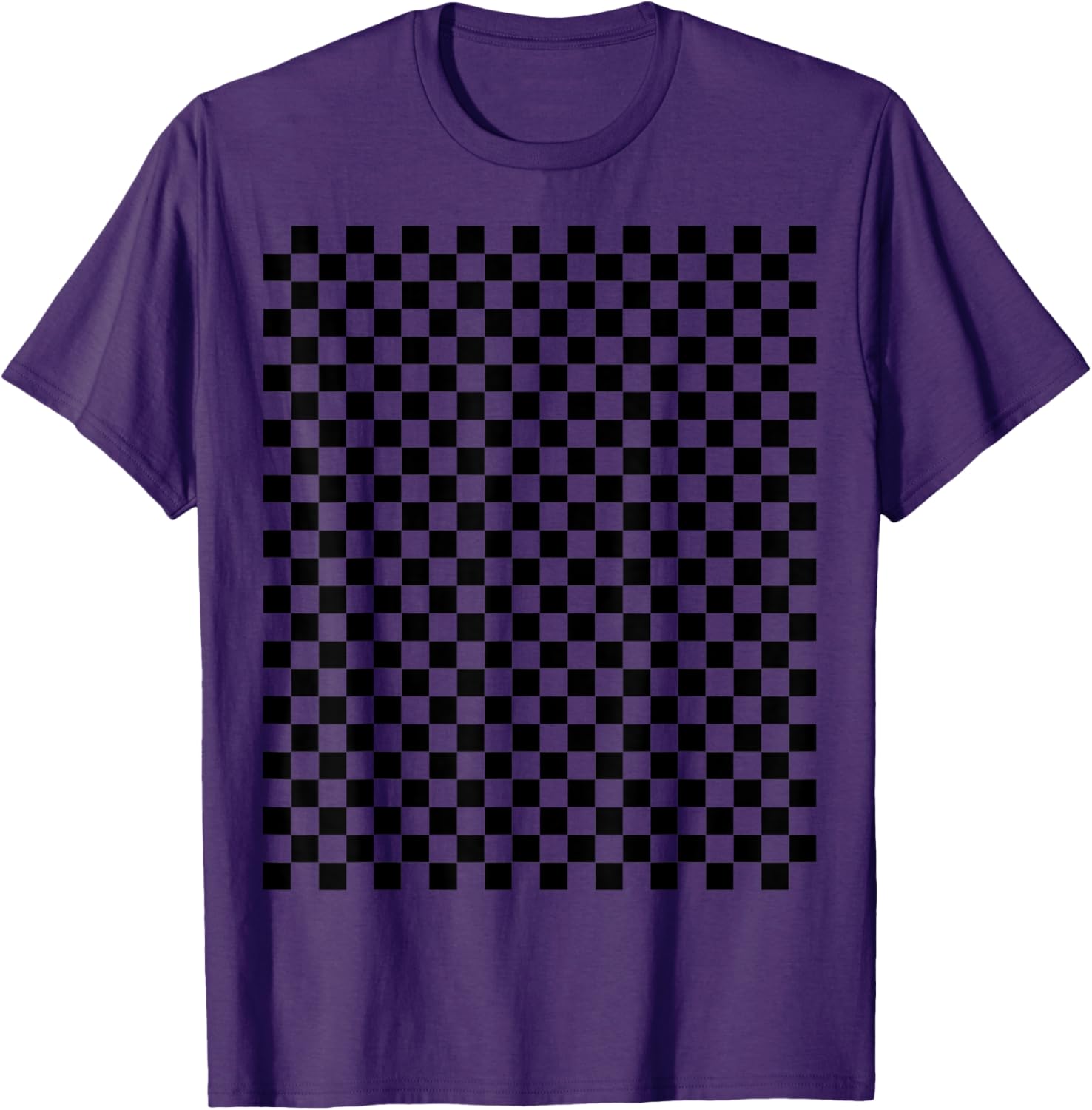 Black Checkered Skate Aesthetic T-Shirt for Trendy Style Lovers - 5