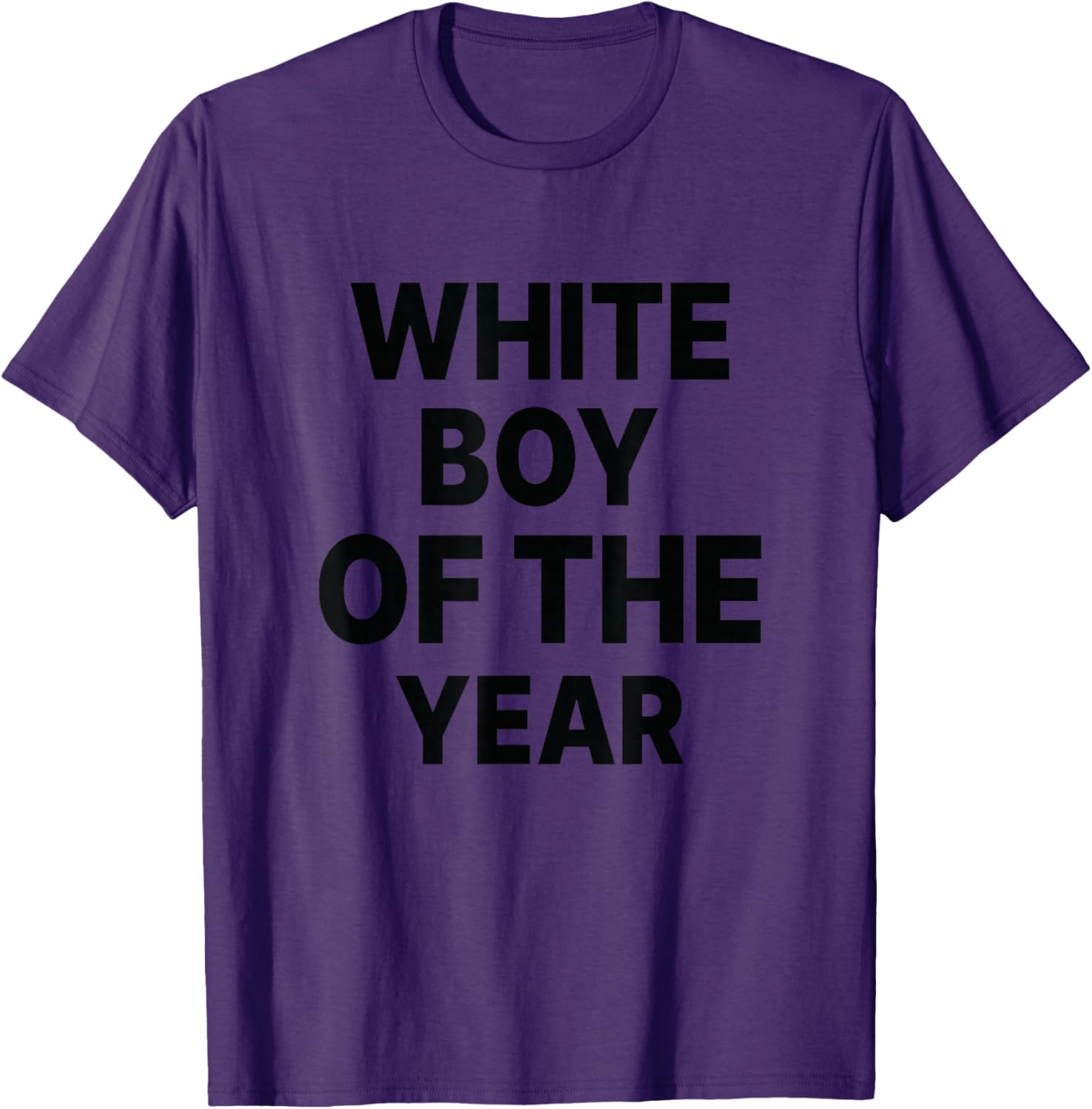 Funny White Boy Of The Year T-Shirt for Casual Style and Fun Wear - 19