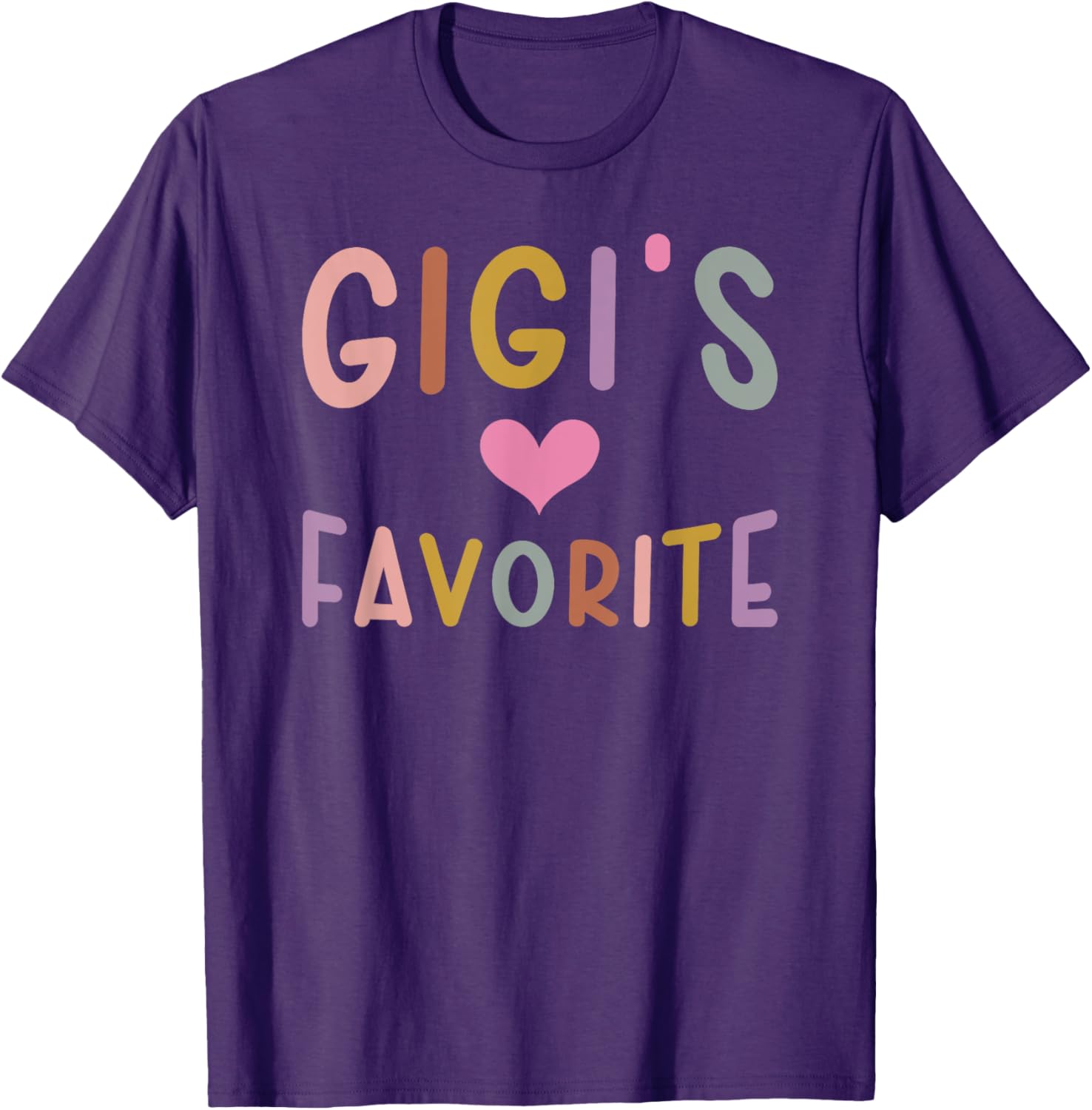 Gigi's Favorite T-Shirt for Grandchildren - Cute Gift for Family Love - 3