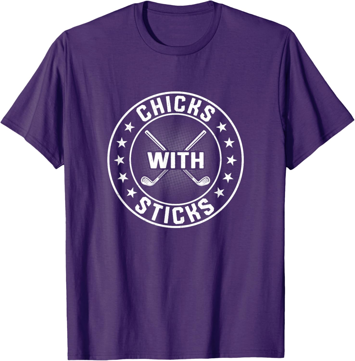 Chicks With Sticks Golf T-Shirt for Women – Fun Golfer Apparel - 24