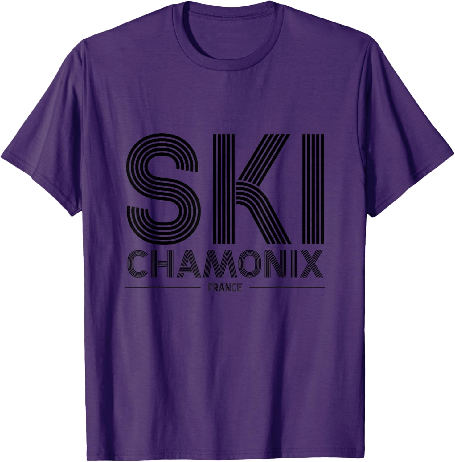 Chamonix Ski Resort T-Shirt for Ski Lovers in the French Alps - 2