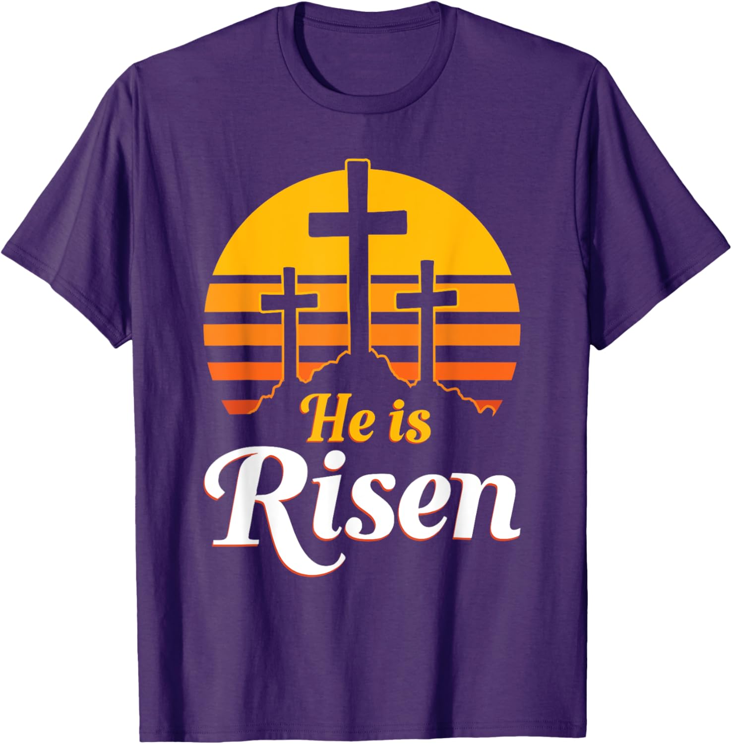 He Is Risen Christian Easter T-Shirt for Celebrating Jesus' Resurrection - 12
