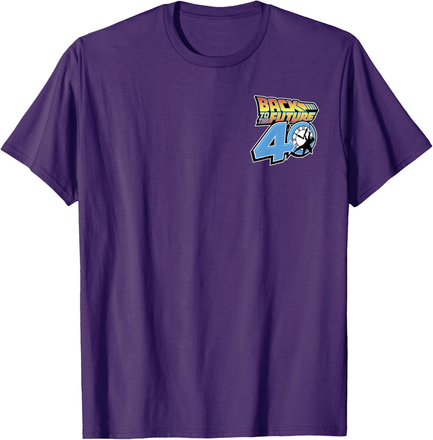 Back To The Future 40th Anniversary Time Machine POV T-Shirt for Fans - 1