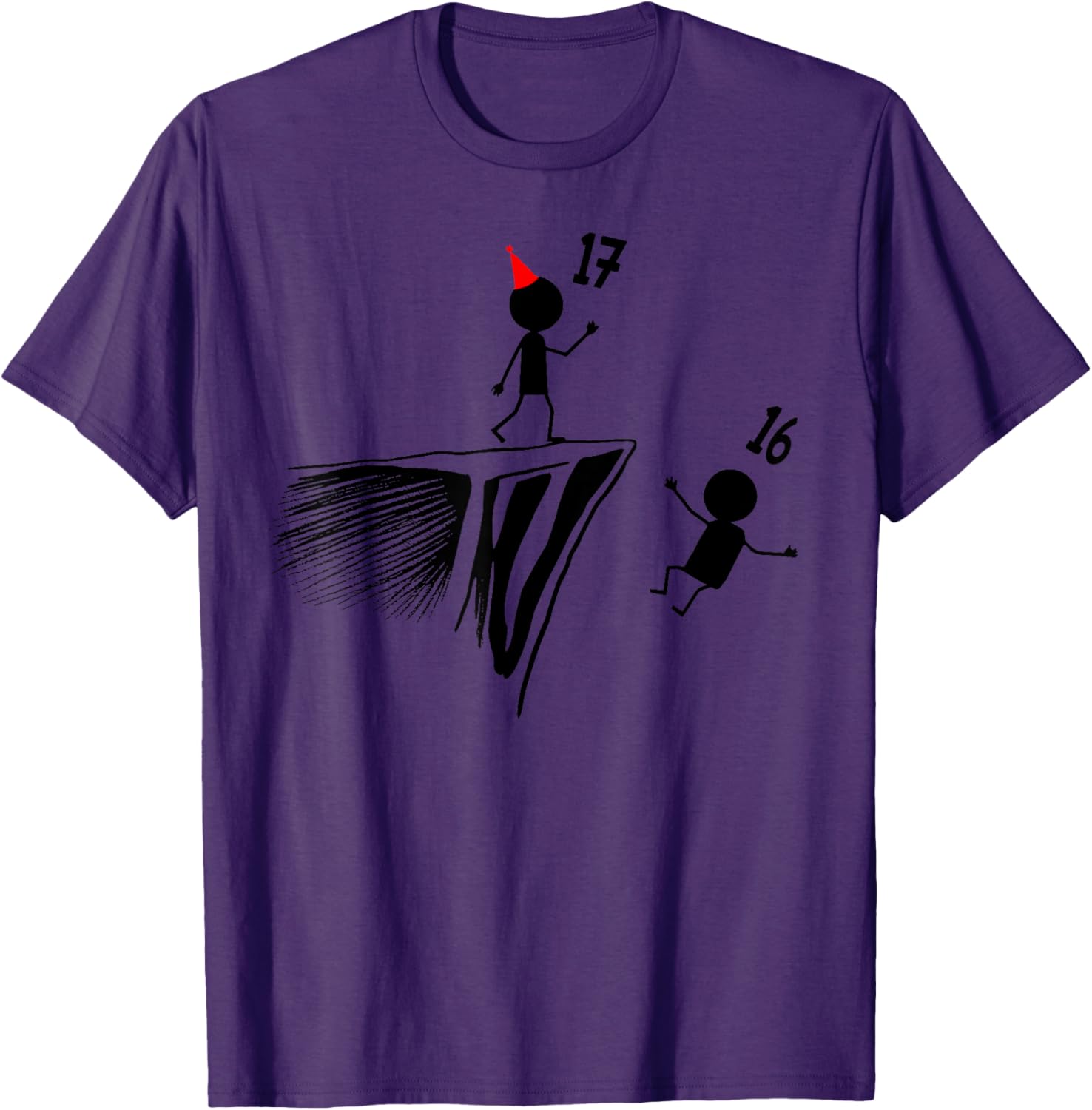 Funny 17th Birthday T-Shirt for Teens Cool Gift for 17 Year Olds - 1