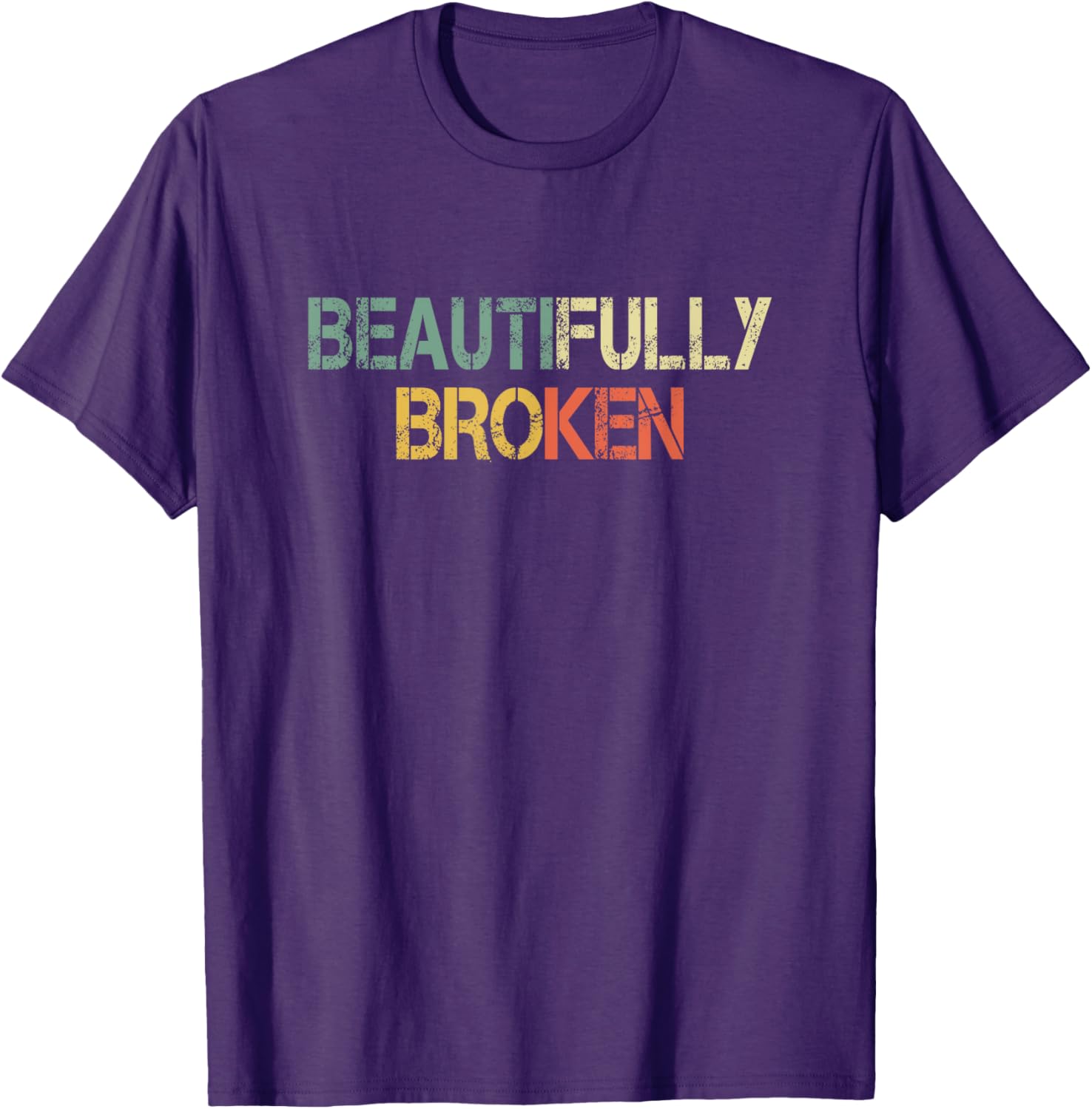 Retro Christian Beautifully Broken T-Shirt for Faith and Style Lovers - 6