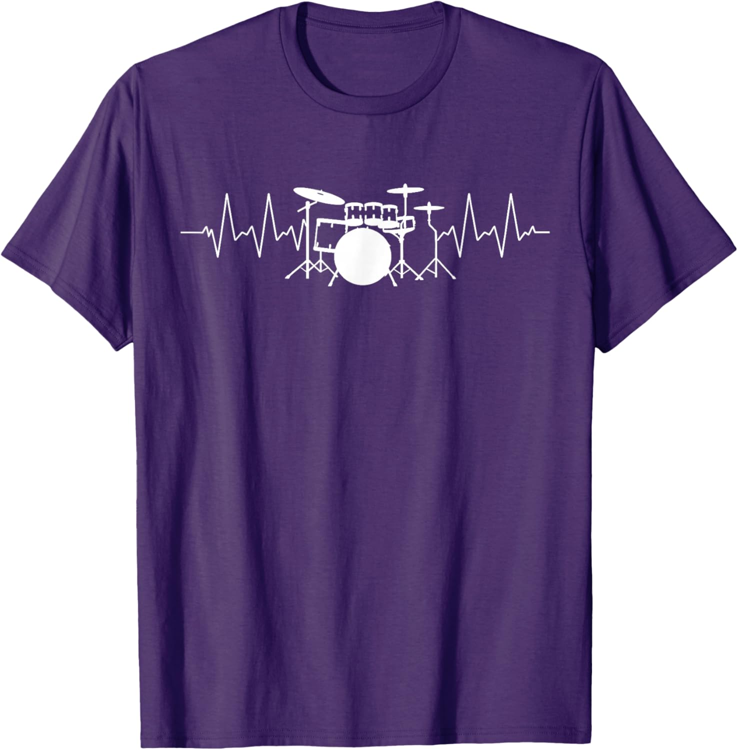Drummer Heartbeat Pulse T-Shirt for Music Lovers and Musicians - 20