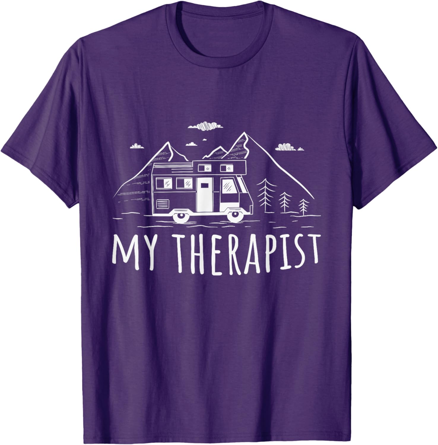 Camping Caravan My Therapist T-Shirt for Outdoor Adventure Lovers - 11