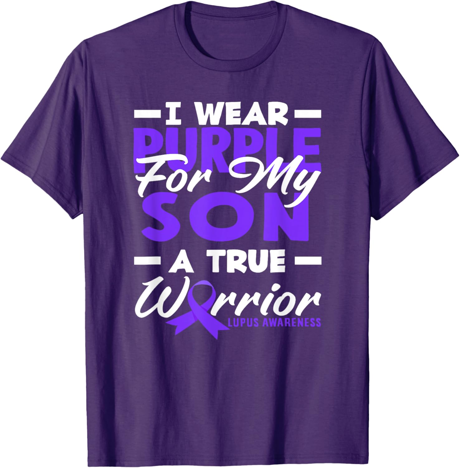 Wear Purple for Lupus Awareness T-Shirt for Proud Moms and Warriors - 16