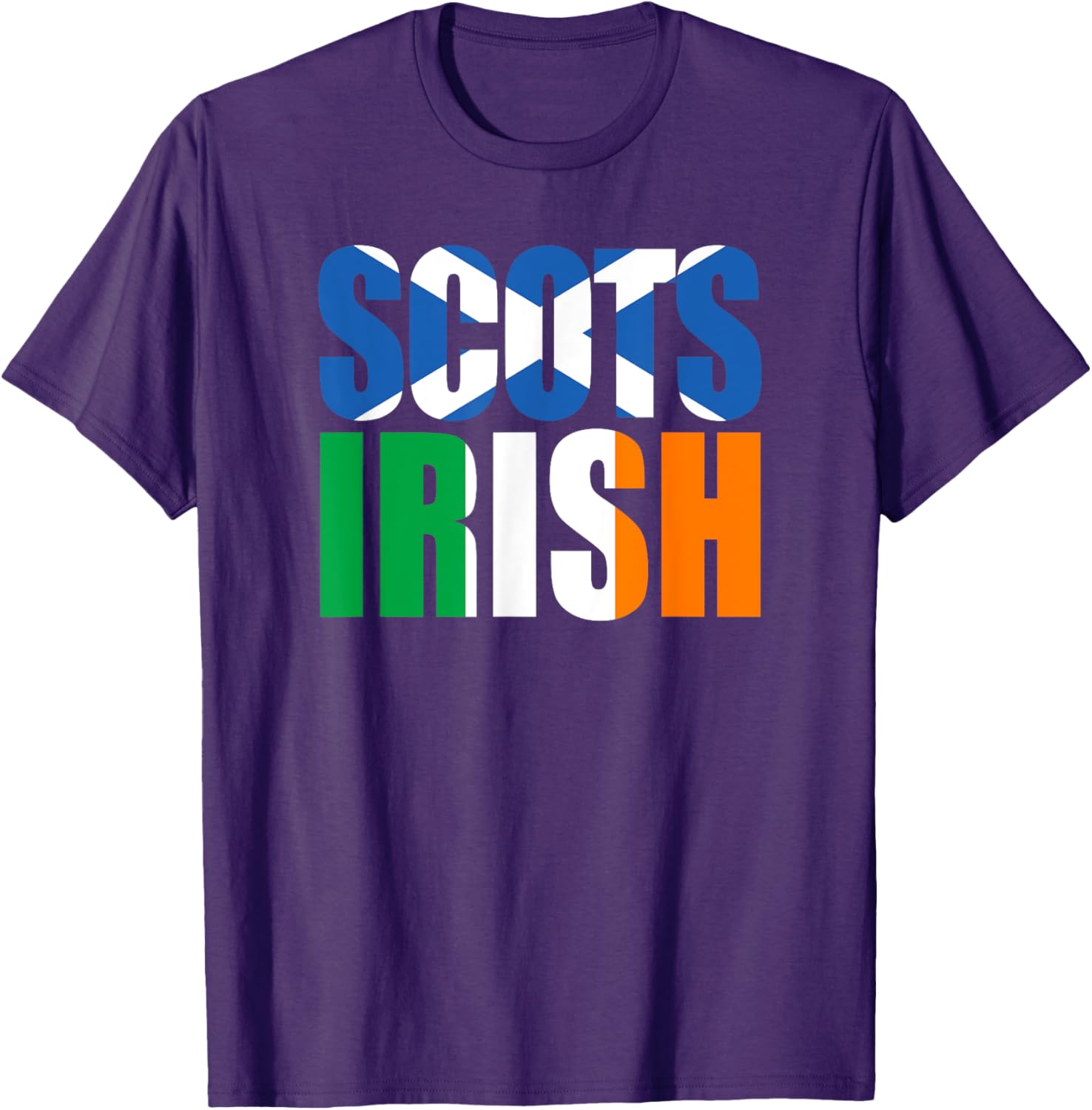 Scots Irish Flag T-Shirt Celebrate Scotland and Ireland Pride in Style - 4