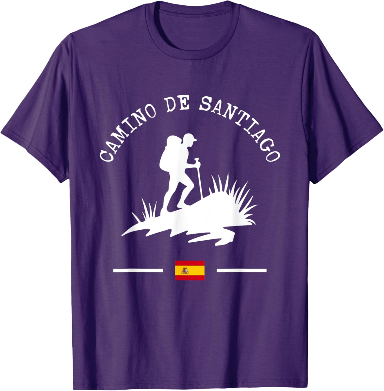 Camino de Santiago Hiker Trekking T-Shirt for Pilgrims and Adventurers - 8