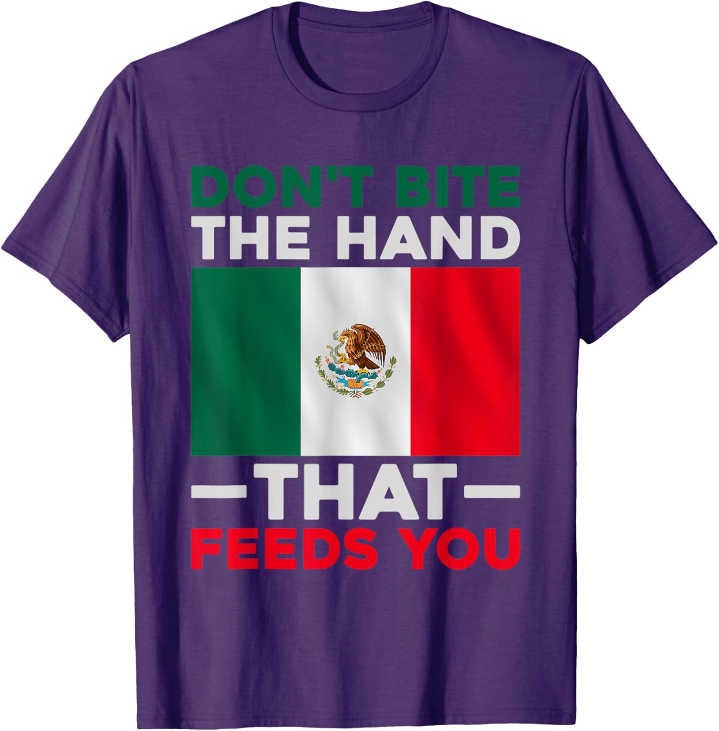 Don't Bite the Hand That Feeds You Immigration Ice Raids T-Shirt - 25