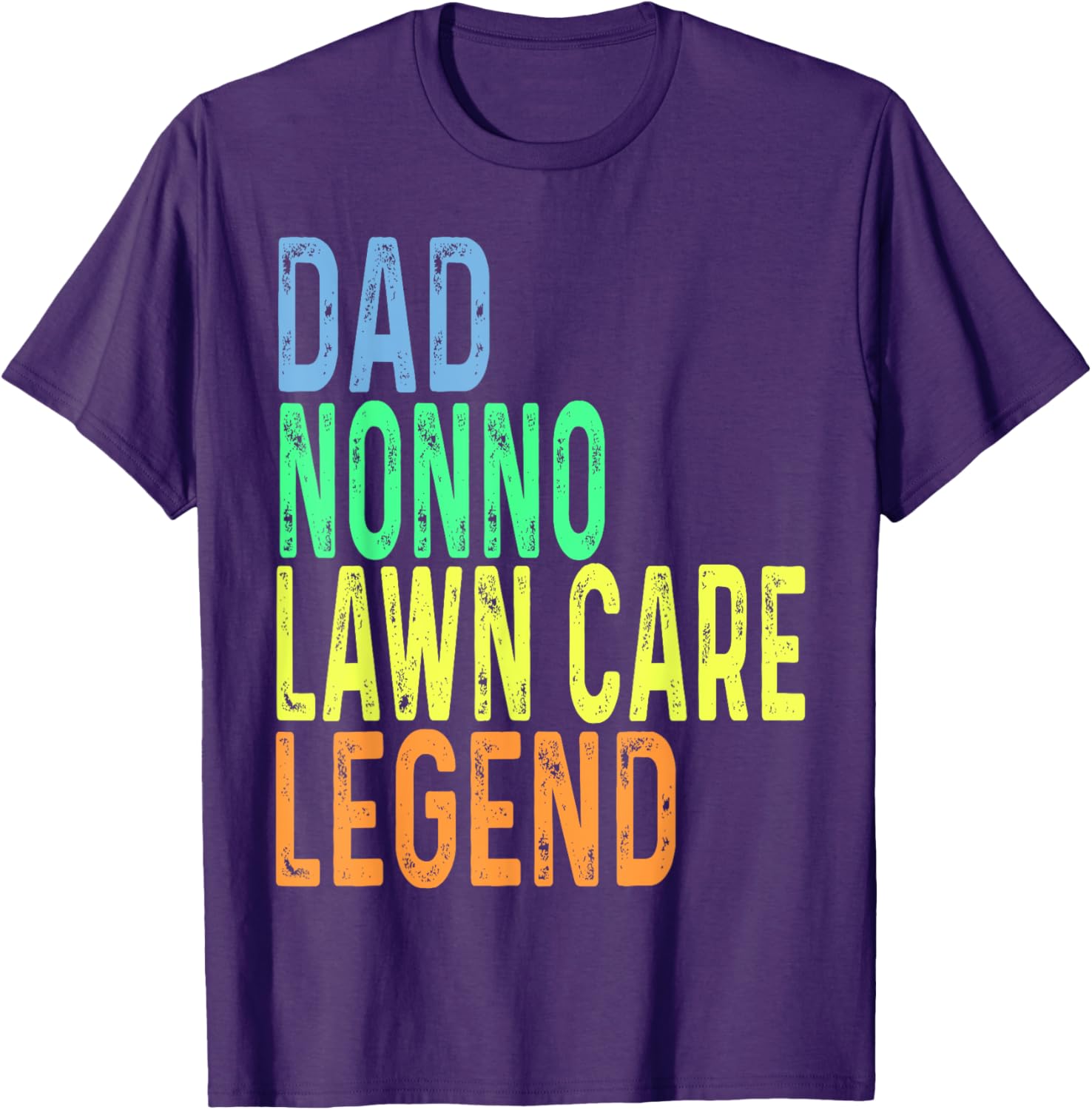 Funny Dad Nonno Lawn Care Legend T-Shirt for Grass Mowing Enthusiasts - 4