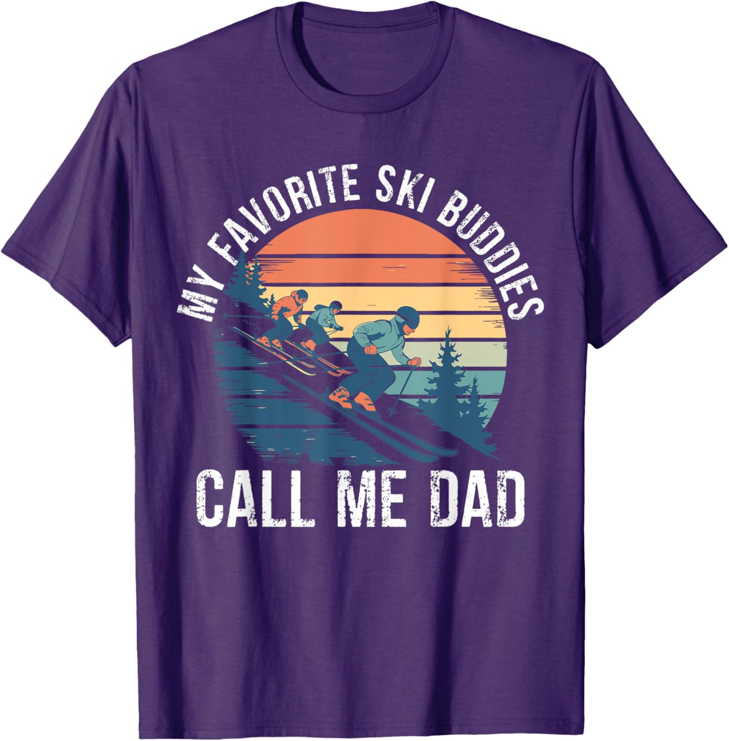 Retro Ski Dad T-Shirt for Ski Lovers, Perfect Gift for Ski Buddies - 20