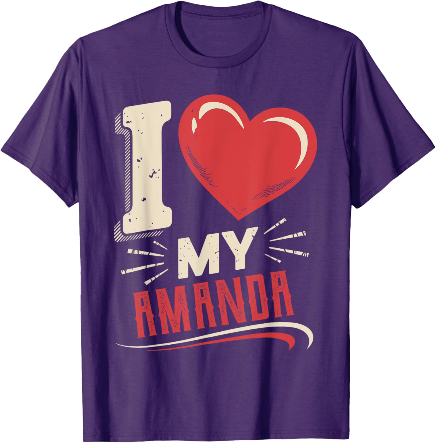 I Love My AMANDA T-Shirt Perfect Gift for AMANDA - Stylish and Fun Design - 20