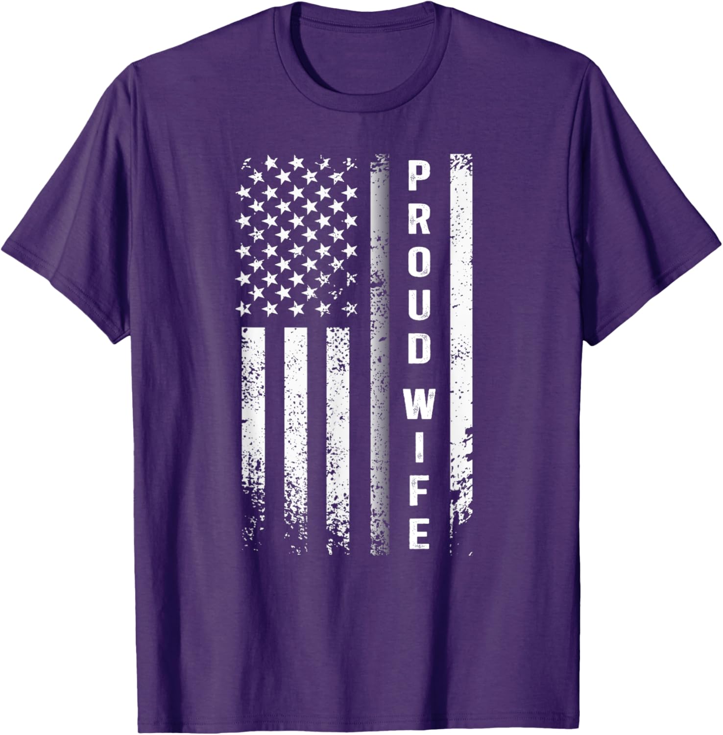 Proud Corrections Officer Wife US Flag T-Shirt Stylish and Comfortable Apparel - 21